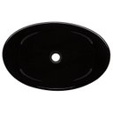 Ver imagem 4 de Cuba de Vidro Apoio Esmaltado Oval Glass Mosaic Preto