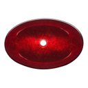 Ver imagem 1 de Cuba de Vidro Apoio Esmaltado Oval  Glass Mosaic