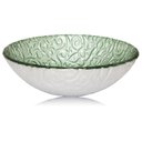 Ver imagem 2 de Cuba de Vidro Apoio Esmaltado Redondo Glass Mosaic Cinza/Prata