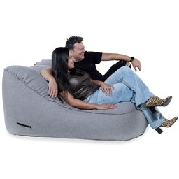 Chaise Lounge Hannah - Puff Feito em Tecido - 2
