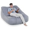 Chaise Lounge Hannah - Puff Feito em Tecido - 5