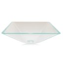 Ver imagem 1 de Cuba de Vidro Apoio Incolor Quadrado Glass Mosaic