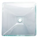 Ver imagem 2 de Cuba de Vidro Apoio Incolor Quadrado Glass Mosaic