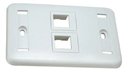 Ver imagem 2 de Espelho Plano 4x2 2p C/ 1 Tampa Cega Branco Gerp