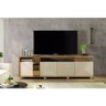 Bancada Columbus P/Tv Até 75" Buriti/off White - 1