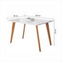 Ver imagem 3 de Conjunto Mesa 120x80 com 4 Cadeiras Fortaleza Uno