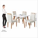 Ver imagem 5 de Conjunto Mesa 120x80 com 4 Cadeiras Fortaleza Uno