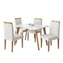 Ver imagem 2 de Conjunto Mesa 120x80 com 4 Cadeiras Fortaleza Uno