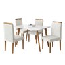 Conjunto Mesa 120x80 com 4 Cadeiras Fortaleza Uno - 2