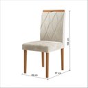Ver imagem 4 de Conjunto Mesa 120x80 com 4 Cadeiras Fortaleza Uno