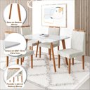 Ver imagem 6 de Conjunto Mesa 120x80 com 4 Cadeiras Fortaleza Uno