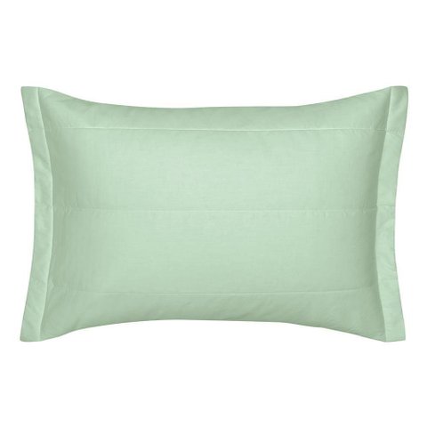 Porta Travesseiro 50cm X 70cm Altenburg Algodão Lux 200 Fios Verde Claro