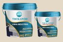 Ver imagem 1 de Tinta Epoxi Industrial Bege Claro AG - RAL1013 Resinas ag Tinta Epóxi Industrial AG 18KG
