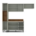 Ver imagem 3 de Cozinha Completa Koya 8 Portas 3 Gavetas 40250042 Verde Oliva - Politorno