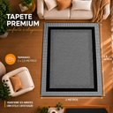 Ver imagem 4 de Tapete Sisal Art 1174 Sala Quarto Escritório Preto Cinza:2,00x2,50