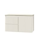 Ver imagem 1 de Gabinete para Banheiro Ripado 80cm Branco sem Cuba
