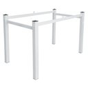 Ver imagem 1 de Pé para Mesa Jantar Retangular 1,50 para Tampo de Vidro Branco Ql