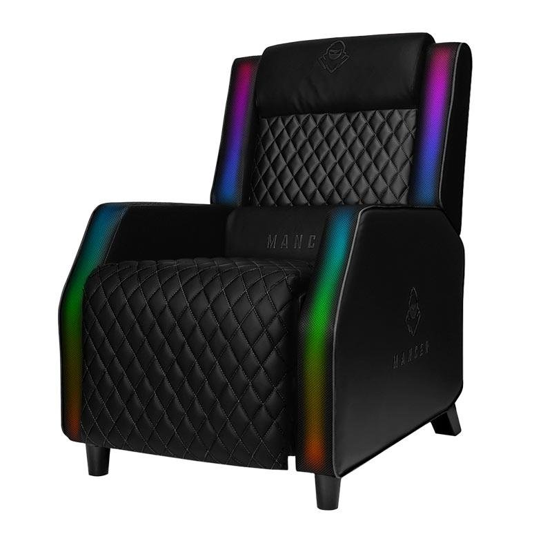 Poltrona Gamer Mancer Fenrir RGB, Preto, MCR-FNR-RGB01 - 1