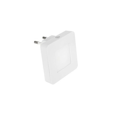 Luz Noturna Blumenau Led Quadrada Lisa Bivolt Branco
