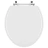 Assento Sanitário Convencional Oval Universal Branco para vasos Deca, Incepa, Celite, Icasa, Fiori - 1