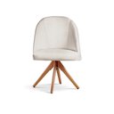 Ver imagem 4 de Cadeira Decorativa Giratória para Sala de Estar Lua