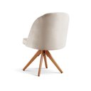 Ver imagem 6 de Cadeira Decorativa Giratória para Sala de Estar Lua