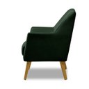 Ver imagem 4 de Poltrona Decorativa Bordada Magali Veludo Verde Folha Lansofbr