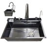 Cuba Gourmet Inox Premium Inteligente Pia Torneira Cascata Mangueira Limpador de Copo Cozinha Dispen - 1