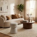 Ver mais imagens de Puff Organico Cave 48x42 cm Base Giratoria Boucle Tce 1018 Moll