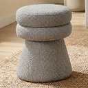 Ver imagem 2 de Puff Organico Cave 48x42 cm Base Giratoria Boucle Tce 1018 Moll