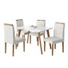 Conjunto Mesa 120x80 com 4 Cadeiras Fortaleza Uno - 2