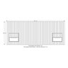 Cabeceira Ripada Box Casal/queen com Led e 2 Mesas - 3