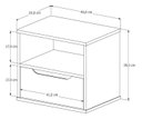 Ver imagem 4 de Cabeceira Ripada Box Casal/Queen com LED e 2 Mesas
