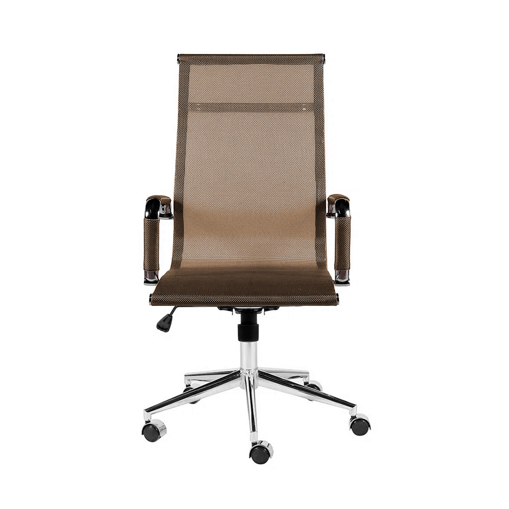 Ver imagem 2 de Cadeira de Escritório Presidente Giratória Tela Mesh Cobre