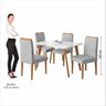 Conjunto Mesa 120x80 com 4 Cadeiras Fortaleza Uno - 5