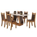 Ver imagem 2 de Mesa de Jantar Retangular Buenos Aires com 6 Cadeiras Dalas Yescasa