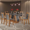 Ver imagem 1 de Mesa de Jantar Retangular Buenos Aires com 6 Cadeiras Dalas Yescasa