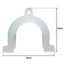 Ver imagem 2 de Suporte Curva para Mangueira Saída Água Máquina de Lavar Universal | Ledmang