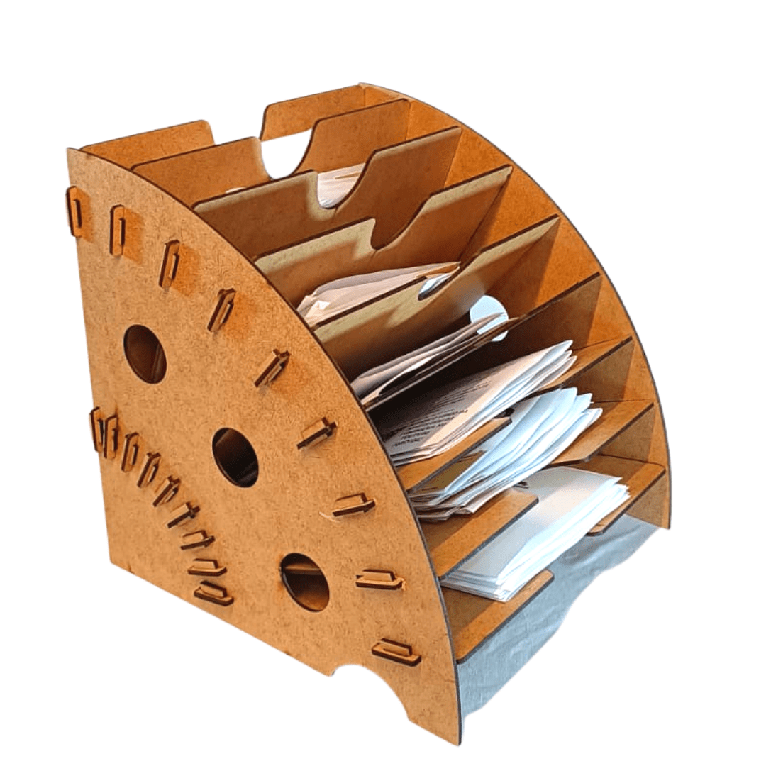 Organizador de Documentos com 8 divisórias