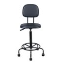 Ver imagem 1 de Cadeira Caixa Alta L Duplo Base Semi Corano Preto