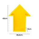 Ver imagem 3 de Nicho Seta Amarela Prateleira Decorativa para Quarto Infantil Menina Menino Organizador Mobília Deco