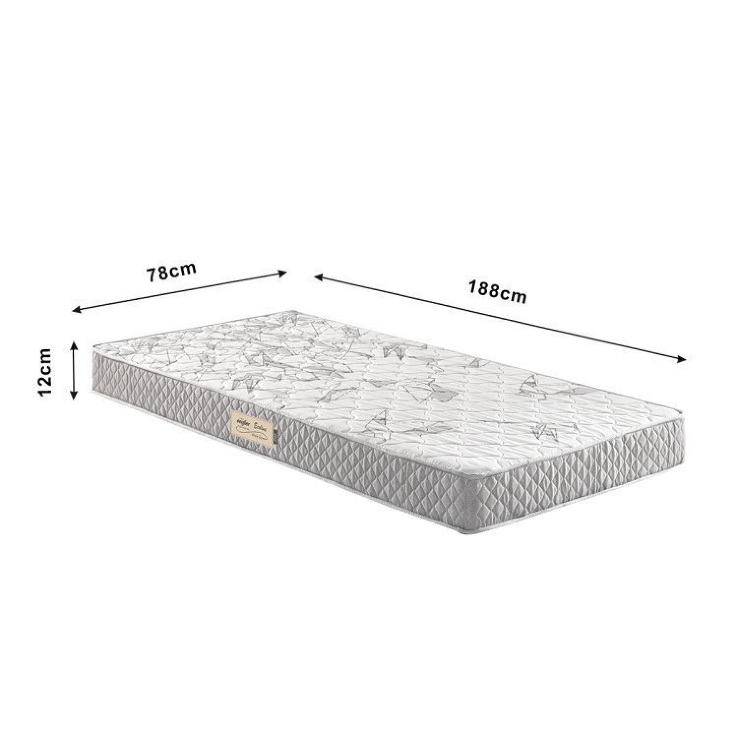 Bicama Solteiro King 96x203x28cm Suede e Colchão Auxiliar D23 78x188x12cm Ecoline - 4