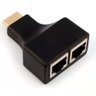 Extensor Hdmi Via Cabo de Rede Rj45 Cat5e/6 1080p 3d 30m Xtrad - 3