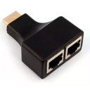 Ver imagem 3 de Extensor Hdmi Via Cabo de Rede Rj45 Cat5e/6 1080p 3d 30m Xtrad