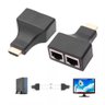 Extensor Hdmi Via Cabo de Rede Rj45 Cat5e/6 1080p 3d 30m Xtrad - 2