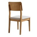 Ver imagem 5 de Conjunto 2 Cadeiras para Sala de Jantar com Pés em Madeira Maciça Ana Bege/Cinamomo/Veludo Palha