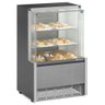 Vitrine Neutra Aurora Vidro Reto Mpna075r Gelopar Balcão Seco Inox Bivolt - 1