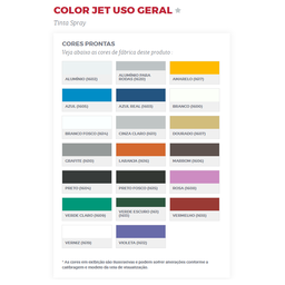Tinta Spray Uso Geral 400ml Color Jet Renner - 2