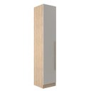 Ver imagem 3 de Guarda Roupa Modulado 1 Porta San Diego Bege/Aveiro Oak/Cinza Urbano