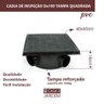 Caixa de Inspeção Dn100 Passagem Esgoto Interligação Tampa Q - 2